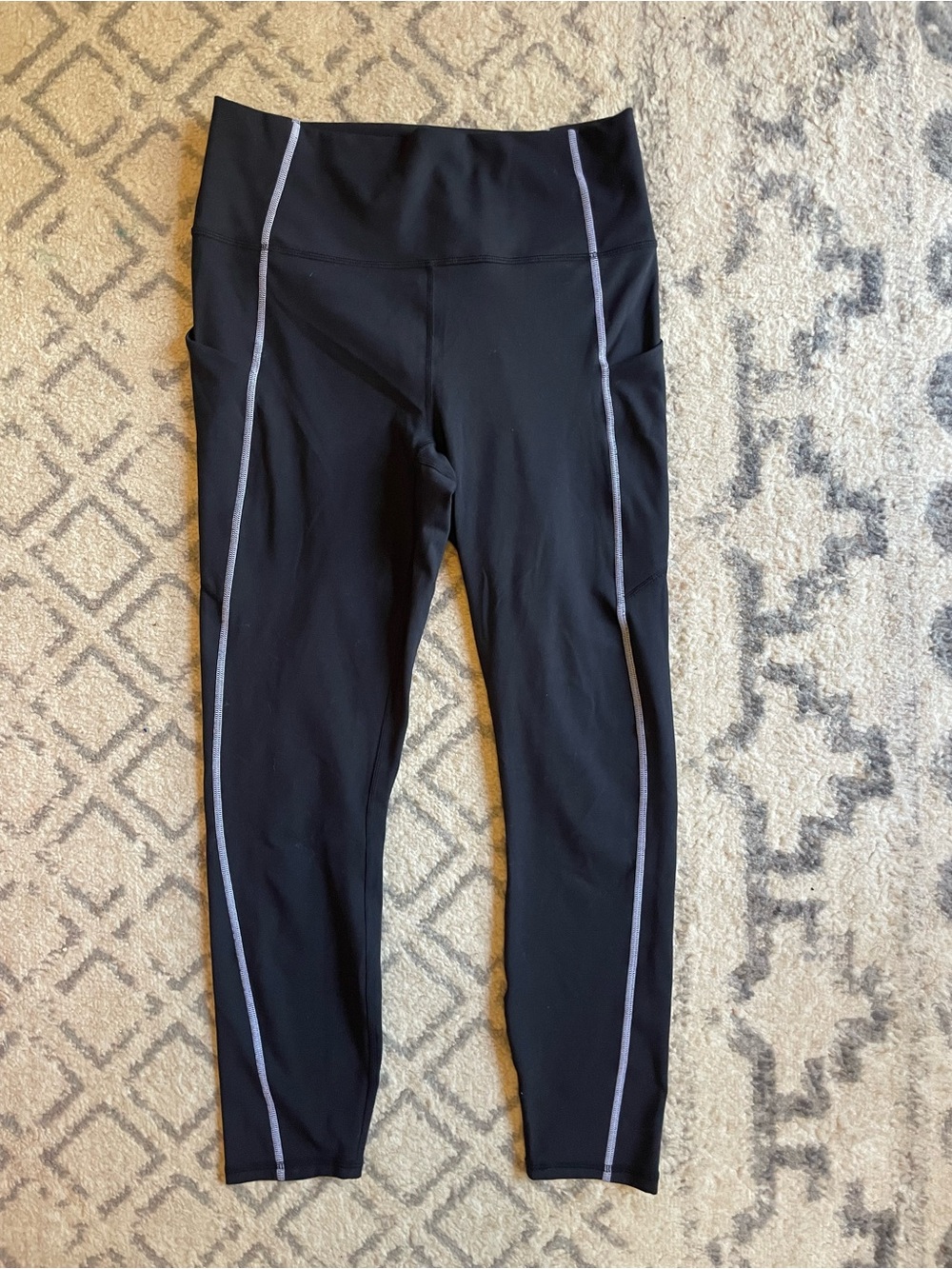 PureLuxe by Fabletics black leggings with side pockets size M